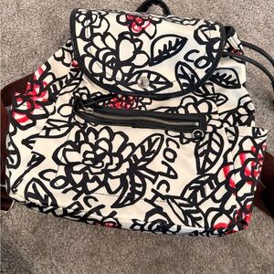 Coach Poppy Black and Red Backpack